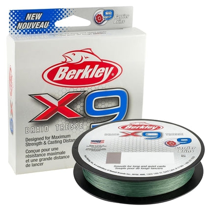 Berkley X9 Braided Fishing Line - 9 Strand Braid L