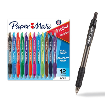 Paper Mate Profile Retractable Ballpoint Pens, Bol