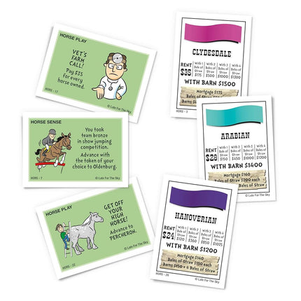 Horse-Opoly Board Game by Late For The Sky