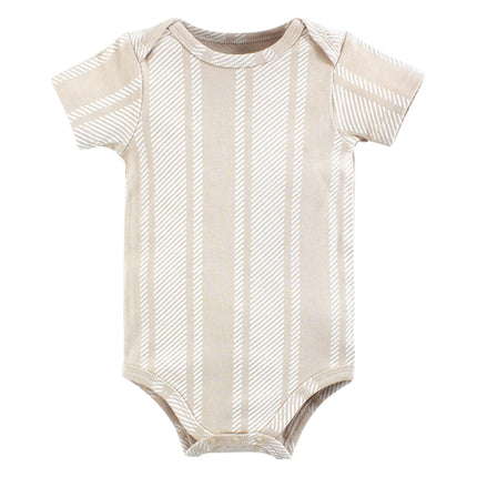 Hudson Baby Unisex Baby Cotton Bodysuits, Hot Air Balloon, 6-9 Months, Hot Air Balloon, 6-9 Months