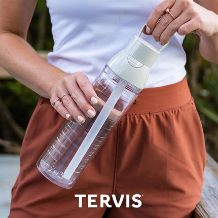 Tervis Pelotas de Golf Hecho en EE. UU. Vaso Aislado de Doble Pared Taza de Viaje Mantiene las Bebidas Frías y Calientes, Botella de Agua Venture Lite de 24 oz, Clásico