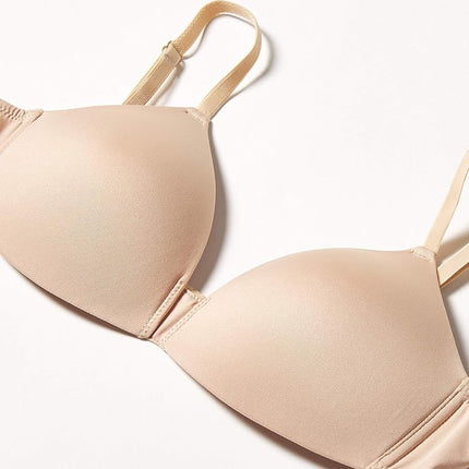 Hanes Sujetador de 2 Paquetes Moldeado Sin Aros para Niñas Grandes, Blanco/Nude, Talla X Grande