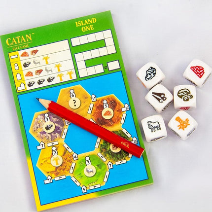 CATAN | Dice Game- Clamshell | Dice Games | Ages 7+ | 1-4 Players | 15-30 Minutes Playing Time