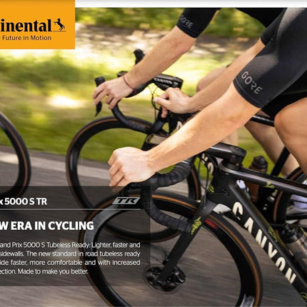 Continental Unisex – Adult's Grand Prix 5000 S Tyres, Black/Transparent, 28" 700x25C 25-622