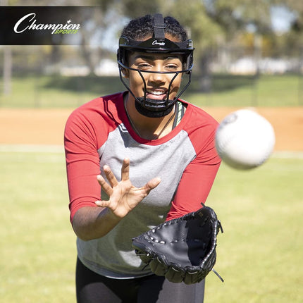 Champion Sports FMAPR Softball Fielder's Face Mask, Purple