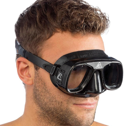 Cressi Superocchio Freediving Mask - Black