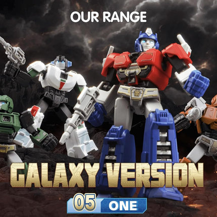 Transformers Galaxy Version 05 - ONE (Blind Box) Blokees Figures PDQ- 9 in 1