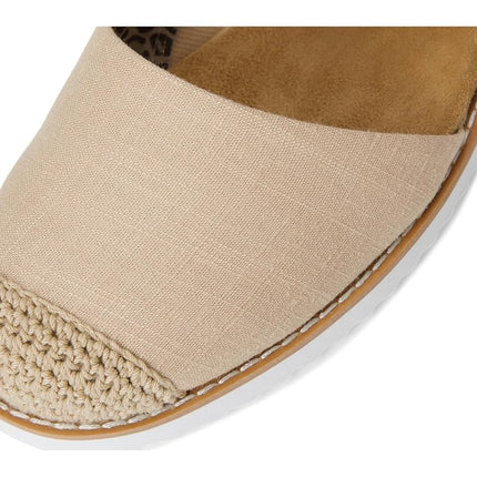 Skechers Women's Desert Kiss-Sun Shining Ballerines, Naturel, 2 UK