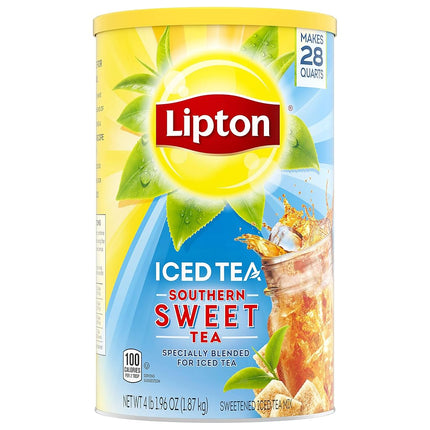 Lipton Sweetened Iced Tea Mix Southern Sweet Tea 1.87kg Makes 28 Quarts