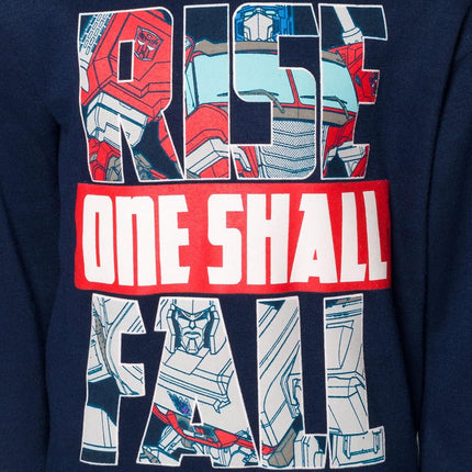 Transformers Optimus Prime Bumblebee Megatron Half Zip Hoodie for Toddlers to Big Kids, blue, 24 Months