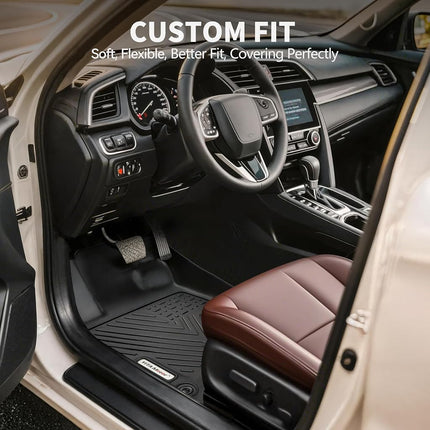 YITAMOTOR Floor Mats Compatible with Nissan Rogue, Custom Fit Floor Liners for 2014-2020 Nissan Rogue, 1st & 2nd Row All Weather Protection(No Rogue Sport or Select Models)