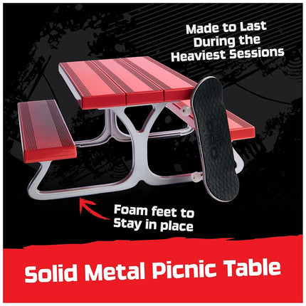 Spin Master Tech Deck, Pro Series Daily Grind Pack 2.0 with Picnic Table and Bike Rack; Kids Toys for Boys Ages 6 and up (Mini Fingerboard Sold Separately)