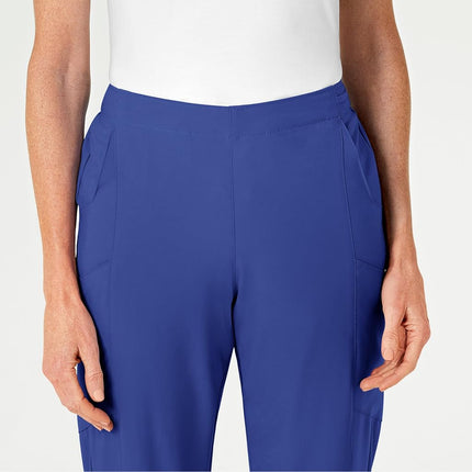 WonderWink Tall Plus Size Women's Full Elastic Pant, Galaxy Blue, XX-Large Tall