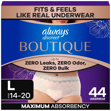 Always Discreet Boutique Incontinence and Postpart