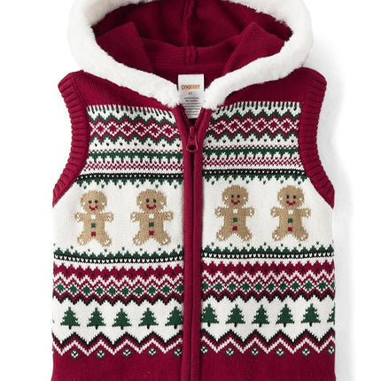 Chalecos de suéter para niñas y bebés de Gymboree, Cozy Christmas, 18-24 meses