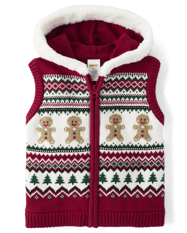 Gymboree Girls' and Toddler Zip Front Hooded Sweat