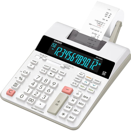 Casio HR-300RC Printing Calculator with Backlit LC