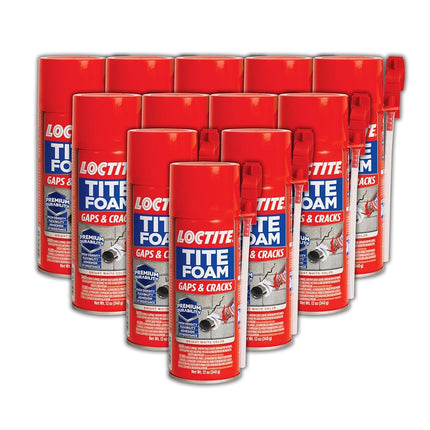 Loctite TITEFOAM Insulating Foam Sealant, Case of Twelve 12 Ounce Cans (1988753-12)