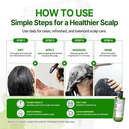 Cica Peptide Anti Hair Loss Derma Scalp Shampoo