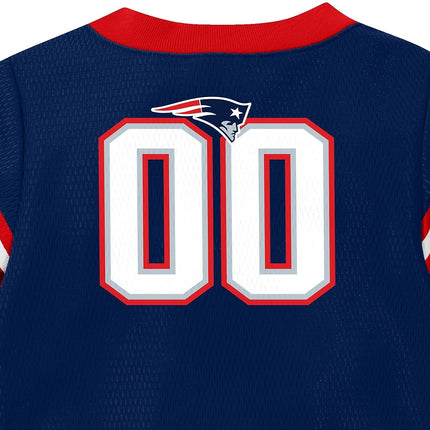 NFL New England Patriots Baby-Boy Dazzle Bodysuit, Team Color, 6-12 Months (138781160PTS612-417)