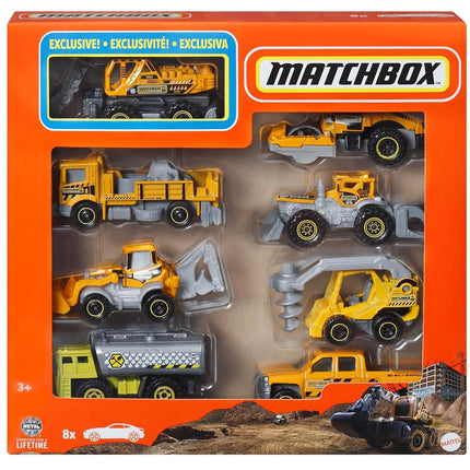 Matchbox 8-Pack with 1 Exclusive (Styles May Vary)
