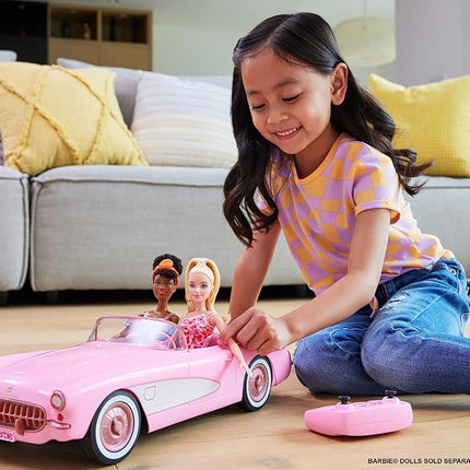 Hot Wheels Barbie RC Corvette from the Movie, Remote-Control Toy Car