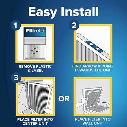 Filtrete 12x20x1 Furnace Air Filter MPR 300 MERV 5, Clean Living Basic Dust, 6-Pack (exact dimensions 11.81 x 19.81 x 0.81)