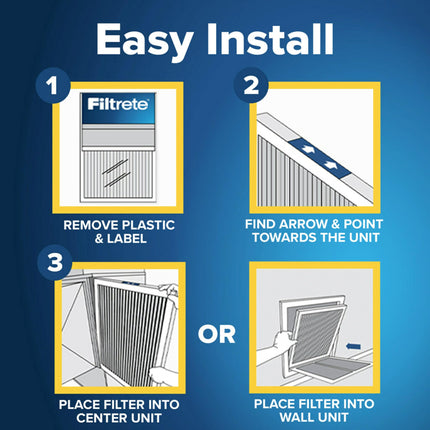 Filtrete Electrostatic Air Filter 700 MPR 706-4, 15 in x 20 in x 1 in (38.1 cm x 50.8 cm x 2.5 cm)