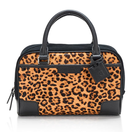 Cole Haan Beverly Small Satchel, Leopard Prnt/Black, UNIT