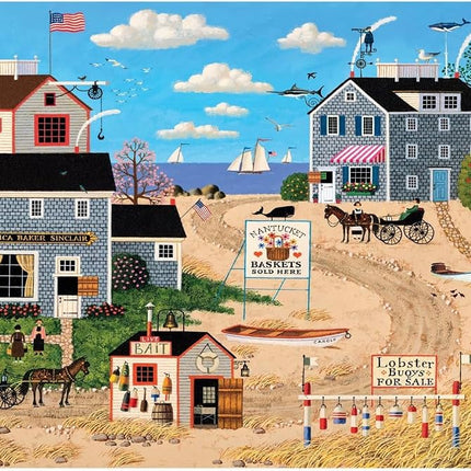 Buffalo Games - Charles Wysocki - Nantucket Breeze - 1000 Piece Jigsaw Puzzle for Adults Challenging Puzzle Perfect for Game Nights - Finished Puzzle Size is 26.75 x 19.75