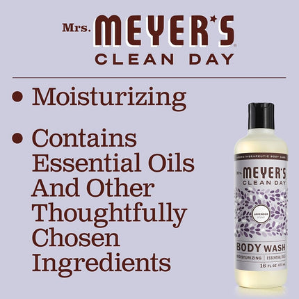 Mrs. Meyer's Clean Day Mrs. Meyer'S Body Wash, Lavender, 16 Fl Oz