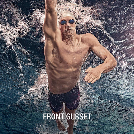 Speedo Bañador de natación Launch Splice Jammer para niño, negro azul, 22/6