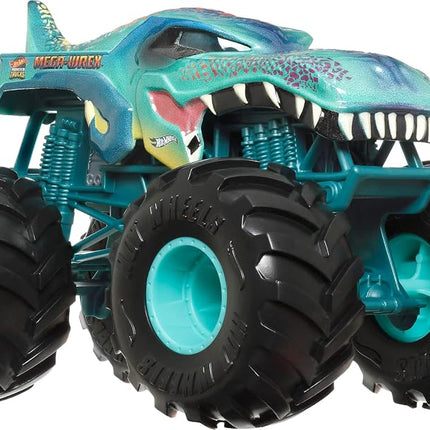 Hot Wheels Monster Trucks, Oversized Monster Truck, 1:24 Scale Die-Cast Toy Truck with Giant Wheels and Cool Designs