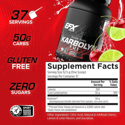 EFX Karbolyn Fuel Perormance Carb, Cherry Limeade, 1.95kg