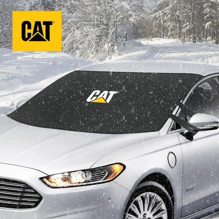 CAT Windshield Snow Cover, Toughest Car Frost Protector for Ice & Sleet, Weatherproof for Winter, Includes Magnetic Anti-Theft, Freeze Protector for Auto Car Truck Van SUV, Wide Size 78"x45" inch
