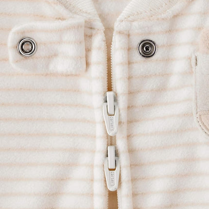Saco de dormir unisex para bebé Carter's (rayas crema, 6-9 meses)