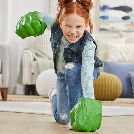 Marvel Avengers Hulk Gamma Smash Fists, Soft Foam Role Play Toy, Super Hero Toys for Kids Ages 5 and Up