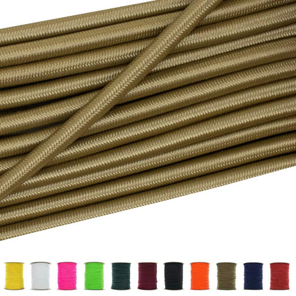 Paracord Planet Shock Cord - Marine Grade Bungee - 100% Stretch - Moisture & Weather Resistant – DIY Projects, Tie Downs, Recreation – Indoor and Outdoor