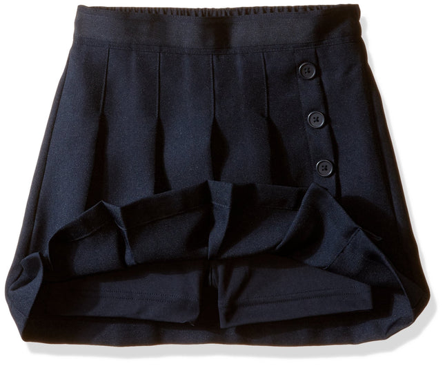 Nautica Girls' School Uniform Pleated Pull-on Scoo