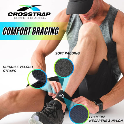 CROSSTRAP Bandeau achille par MDUB Medical. Lot de 1. (Petit) Prévient la tendinite d'Achille – Course, cyclisme, randonnée, sports de plein air.