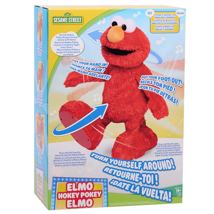 Just Play Sesame Street Hokey Pokey Elmo Plush Toy for Ages 18 Months and Up