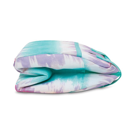 PackIt Freezable Hampton Tote Bag - Insulated Picnic Lunch Cooler Bag for Travel & On-The-Go, Gel-Lined Walls Chill Meals & Drinks for Hours, Comfortable Shoulder Straps, Zip Closure. Tie Dye Sorbet