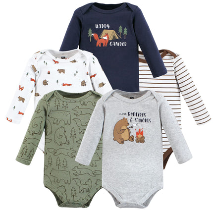 Hudson Baby Unisex Baby Cotton Long-Sleeve Bodysui