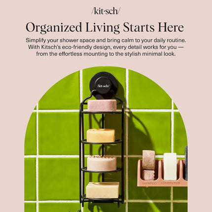 Kitsch Shower Caddy Hanging with Suction Cup