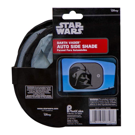 Plasticolor 003746R01 Star Wars Darth Vader 2-Piece Magic Car Truck SUV Spring Side Window Sunshade, 14"x17.5"