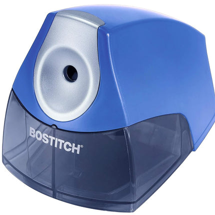 Bostitch Office Personal Electric Pencil Sharpener, Powerful Stall-Free Motor, High Capacity Shavings Tray, 7Yr Warranty, Navy Blue (EPS4-KTBLUE)