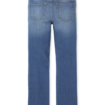 The Children's Place Girls' Bootcut Jeans, Md Lara Wash, 5