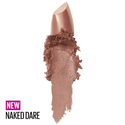 MAYBELLINE - Color Sensational The Creams Lápiz Labial Acabado Cremoso Naked Dare 144-0.15 oz (4.2 g)