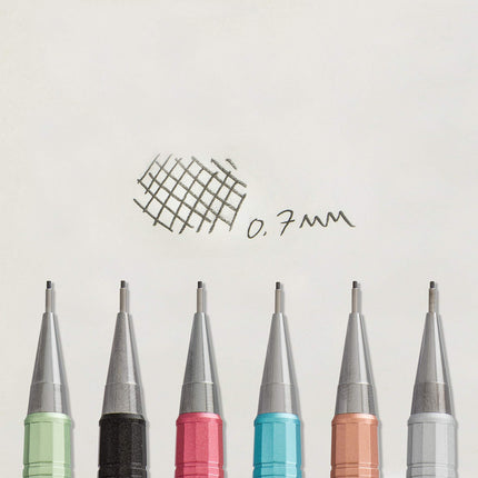 Sharp Mechanical Pencil (0.7mm) Metallic Barrels, Assorted Barrel Colors, 2-Pk (P207MBP2M1)
