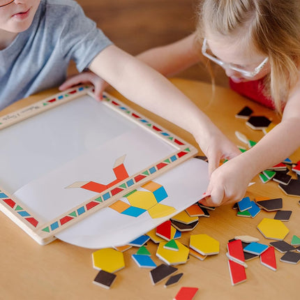 SABLON Melissa & Doug 3590 Magnetic Geometric Figures
